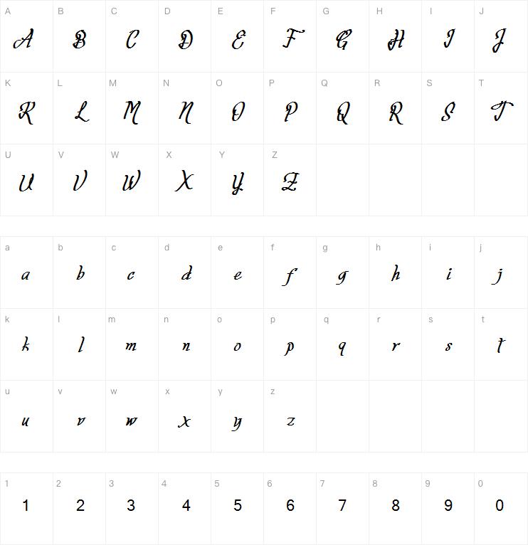 Fortuin Handlettering字体
