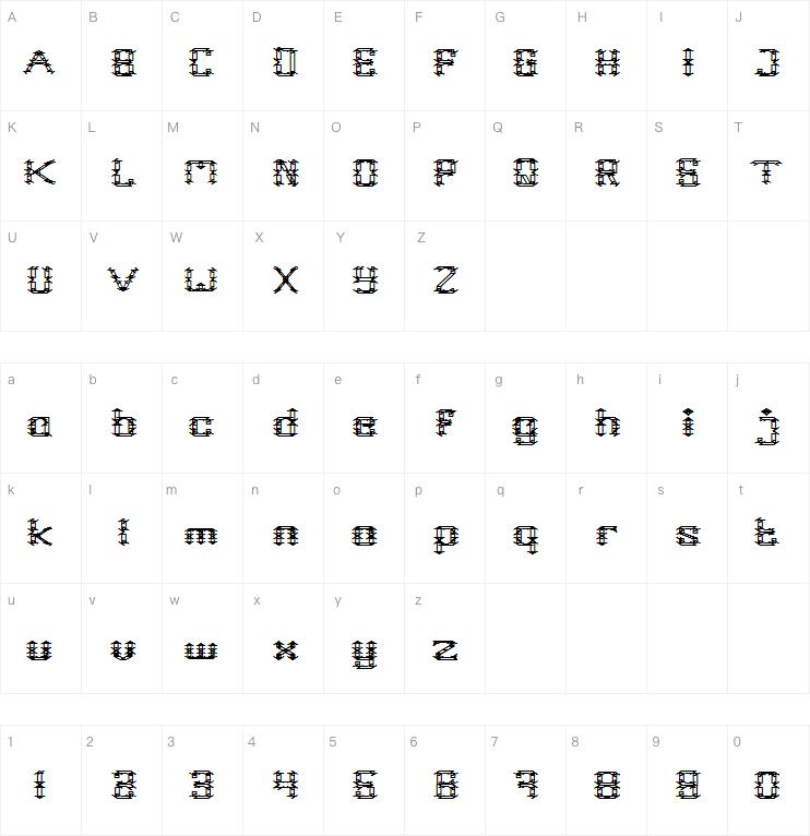 frame work字体