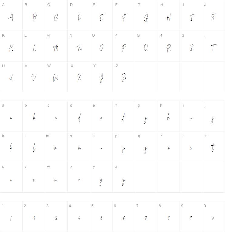 Freshmade Signature字体