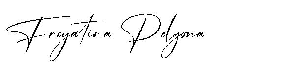 Freyatina Pelgona字体