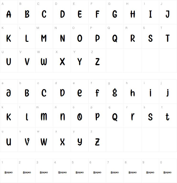 Friendly Smiley字体