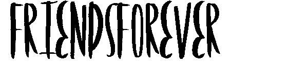 FriendsForever字体