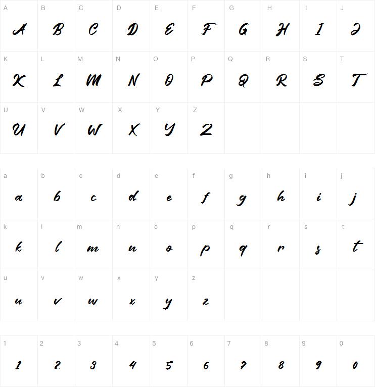 Friend Write字体