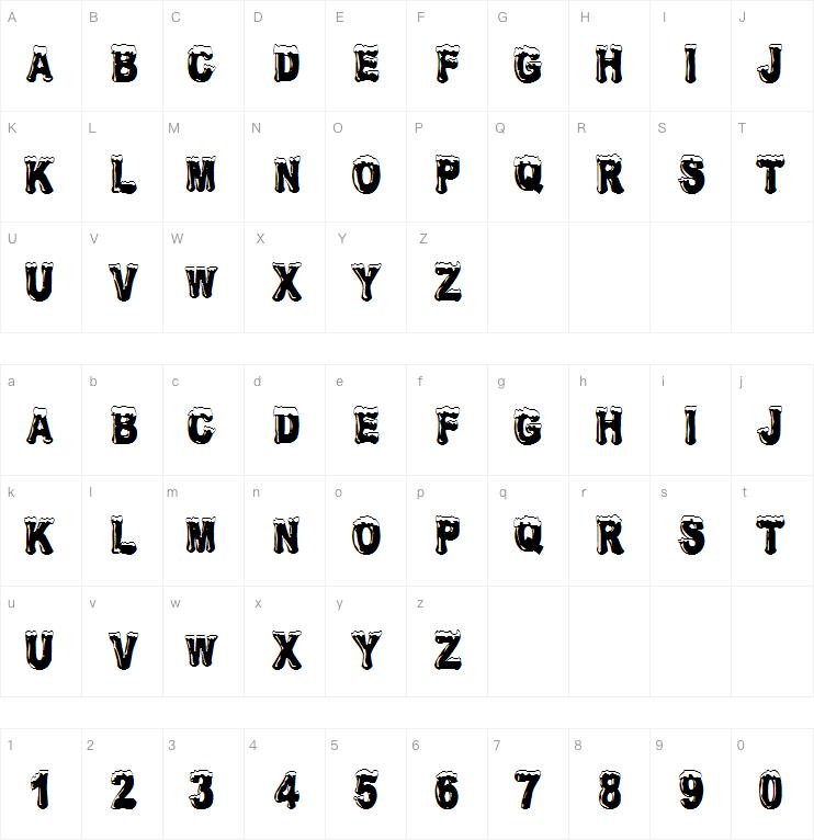 Frostbitten Wanker字体