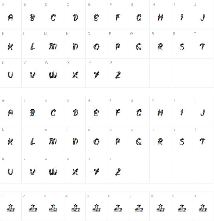 FROSTING BW字体