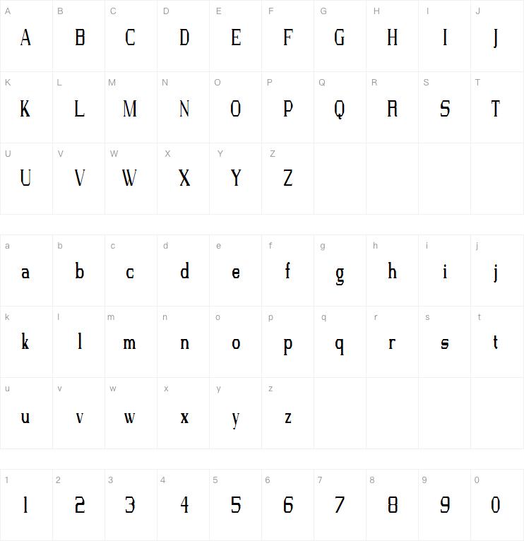 FS Serif Condensed字体