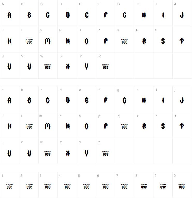 Fury Storm字体