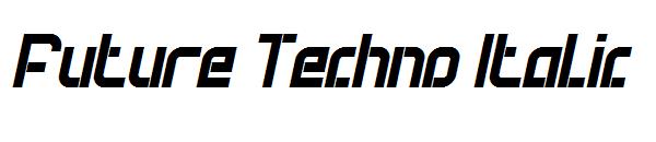 Future Techno Italic