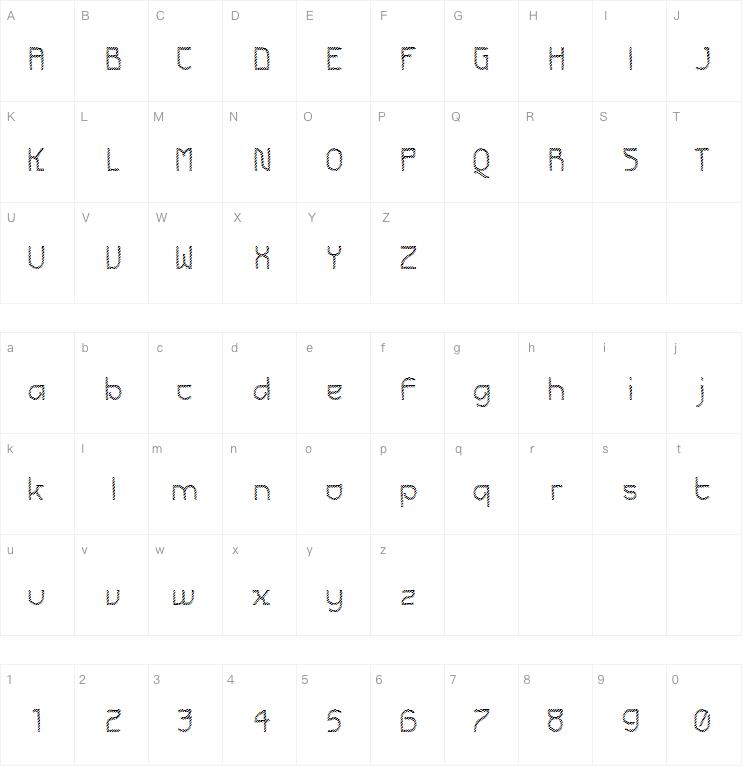 Futurex Striped字体