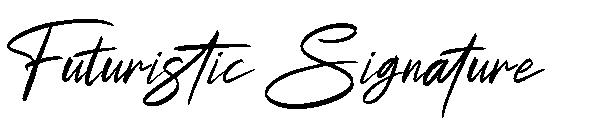 Futuristic Signature字体