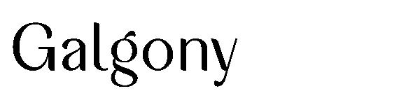 Galgony字体