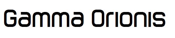 Gamma Orionis字体