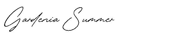 Gardenia Summer字体