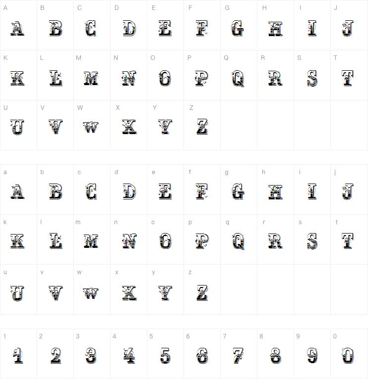 Gardenia Victorian字体