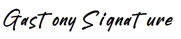 Gastony Signature字体