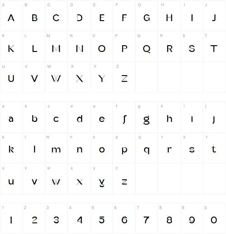 Geffroge Authentic字体