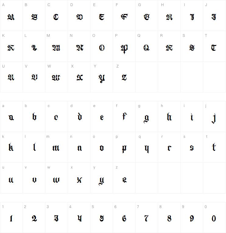 Gelaph字体
