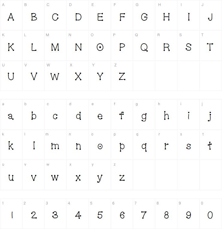 GelDotica Lowercase字体