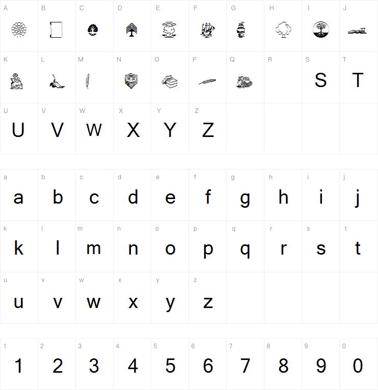 Genealogy 1字体