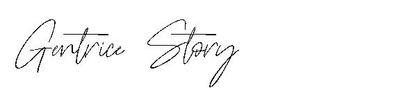 Gentrice Story字体