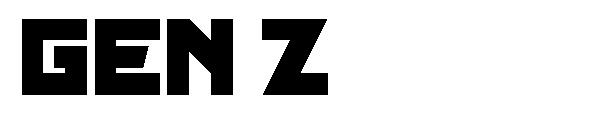 Gen Z字体