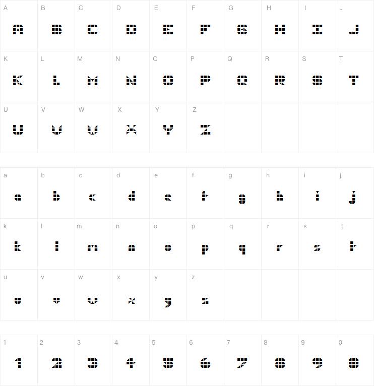 GeoGrid9字体