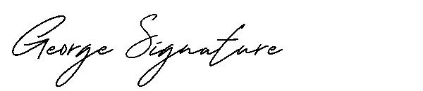 George Signature