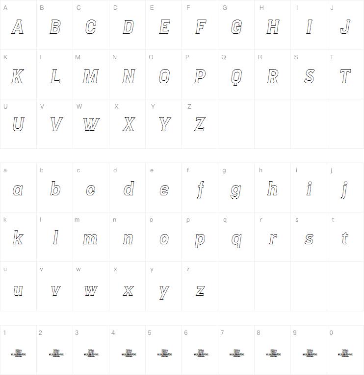 Gin And Tonic字体