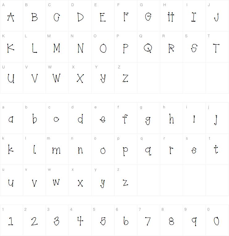 GirlyDots字体