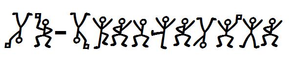 GL-DancingMen字体