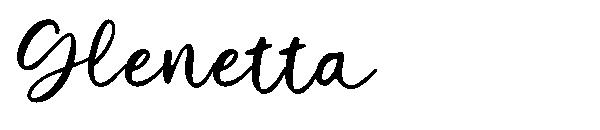 Glenetta字体