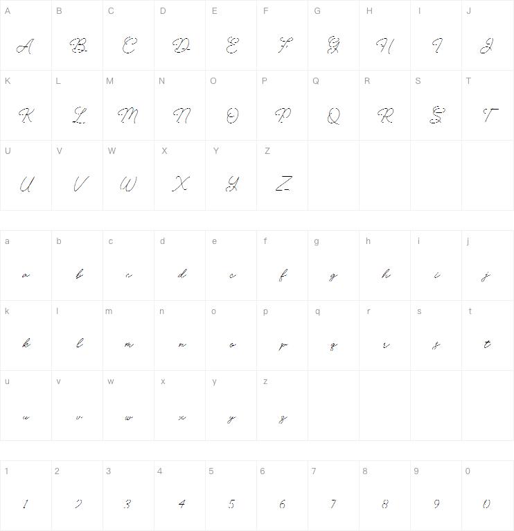 Gliomatha字体