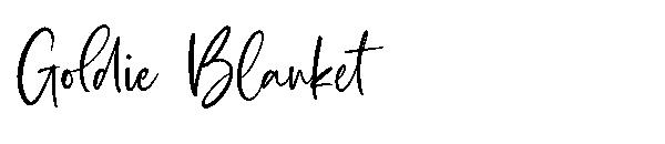 Goldie Blanket字体