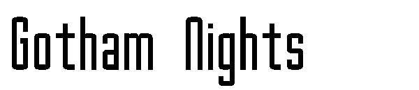Gotham Nights字体
