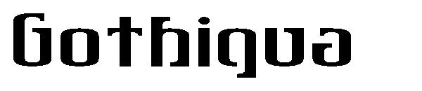 Gothiqua字体