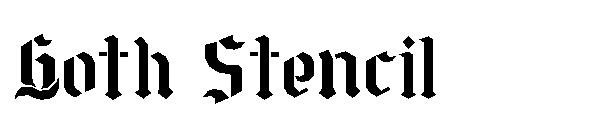 Goth Stencil字体