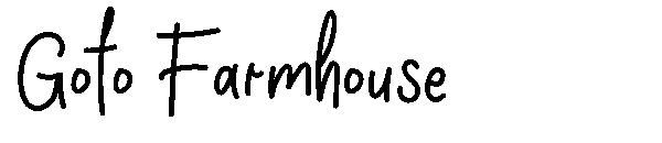 Goto Farmhouse字体