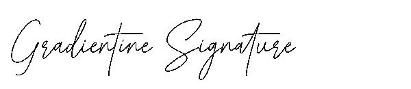 Gradientine Signature