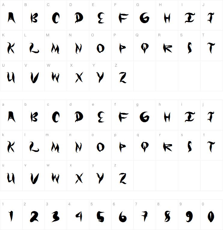 Graffical字体
