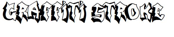 Graffiti stroke字体