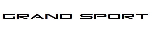 Grand Sport字体