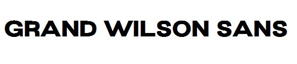 Grand Wilson Sans字体