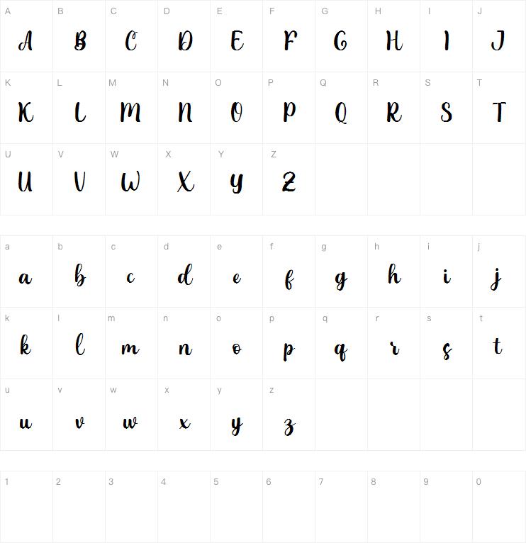 Grassias字体
