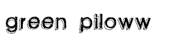 green piloww