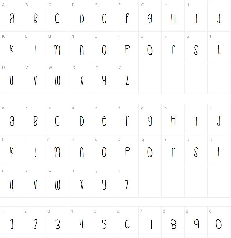 Green Tea & Cookies字体