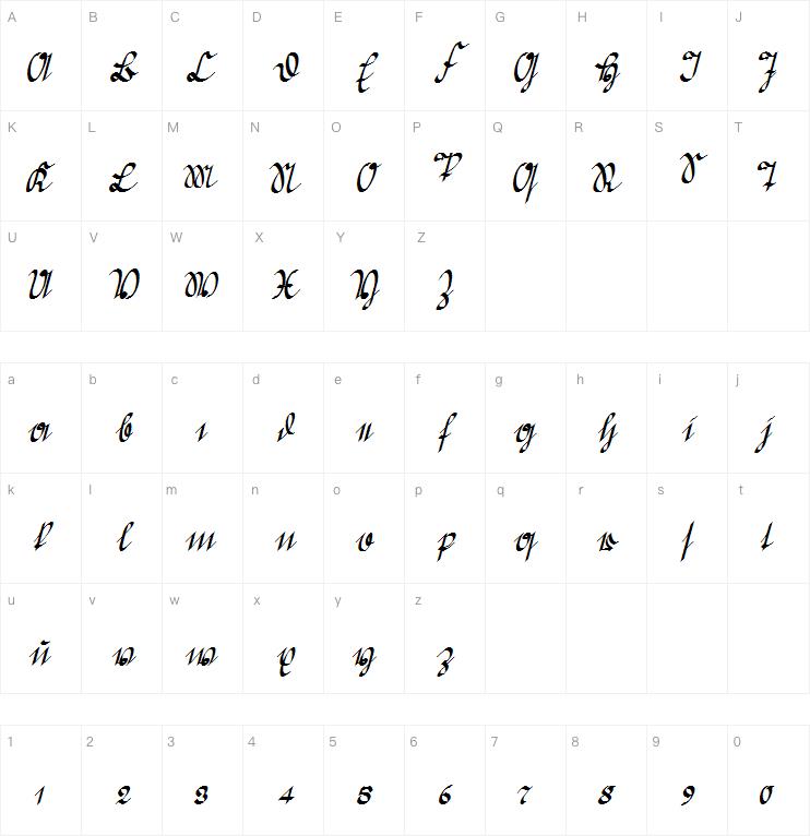 Greifswaler Deutsche Schrift字体