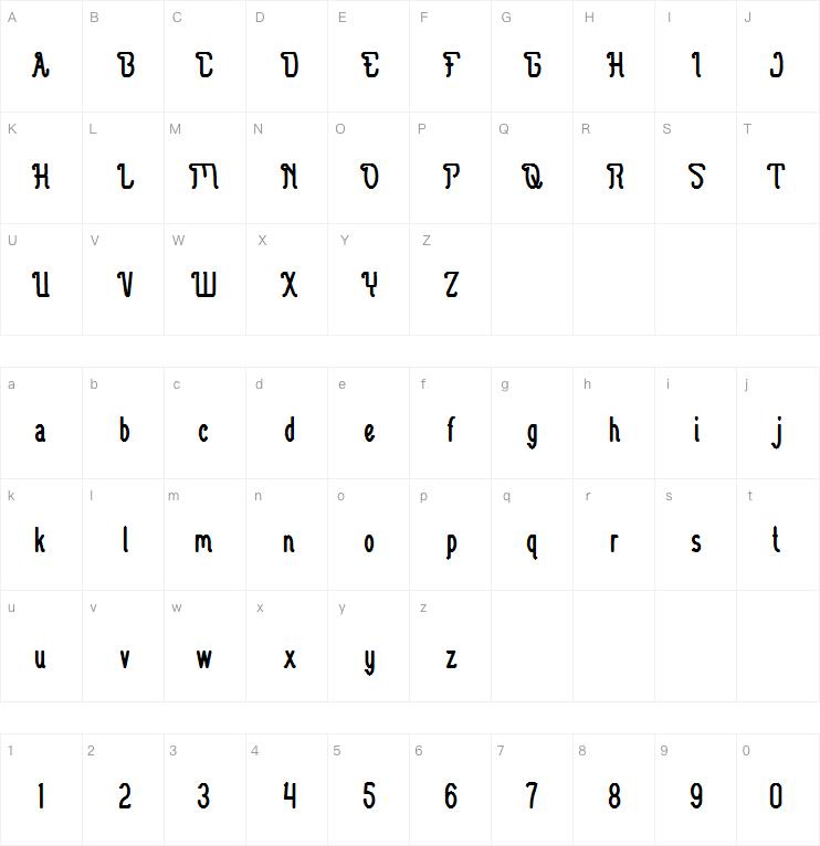 GUITAR ELECTRIC字体