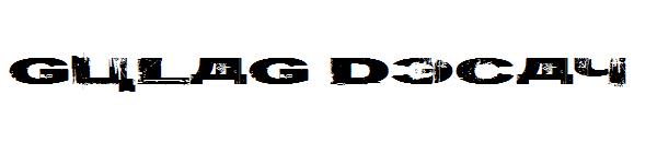Gulag Decay字体