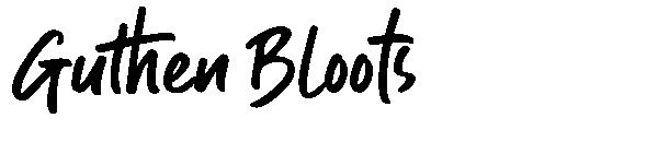 Guthen Bloots字体