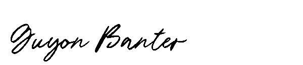 Guyon Banter字体